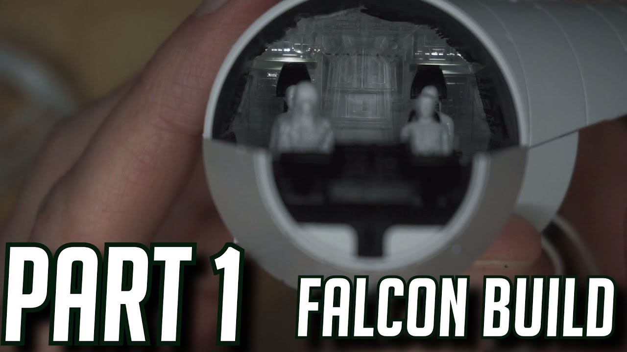 PG Millennium Falcon Build 1/72 PART 1 not so perfect