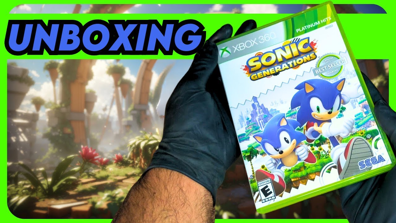 Unboxing: SONIC GENERATIONS Xbox 360/Xbox One | Gameplay 4k (R$136,00)