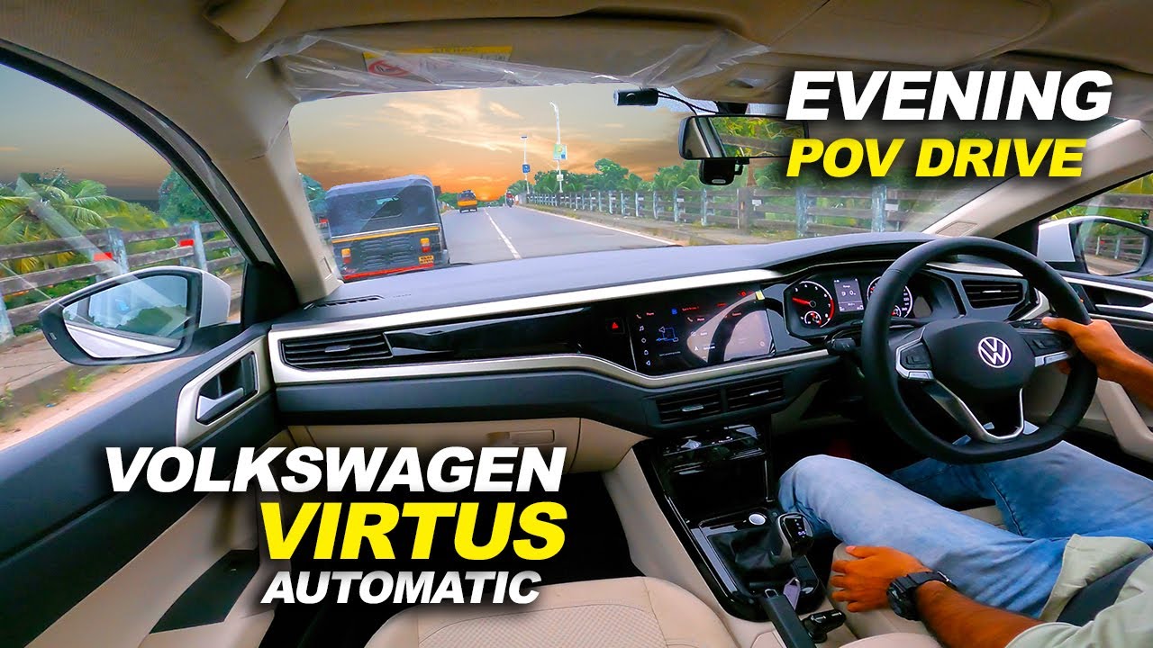 2024 VOLKSWAGEN VIRTUS HIGHLINE | EVENING DRIVE | POV TEST DRIVE | DRIVERS POV | VIRTUS VOLKSWAGEN