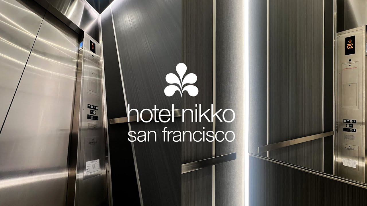 Абсолютно новая лифтовая кабина Mitsubishi DOAS Traction Elevator Car F - Отель Nikko - Сан-Франц...
