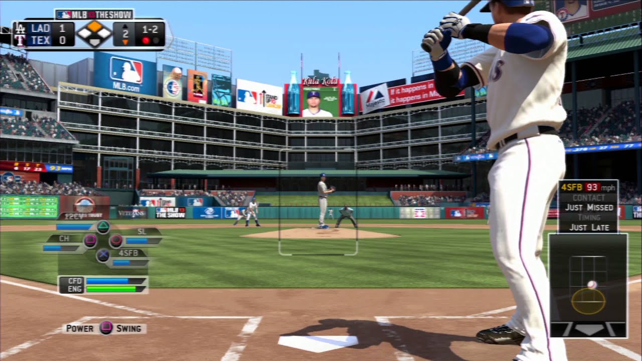 MLB13 The Show Texas Rangers vs L.A Dogers
