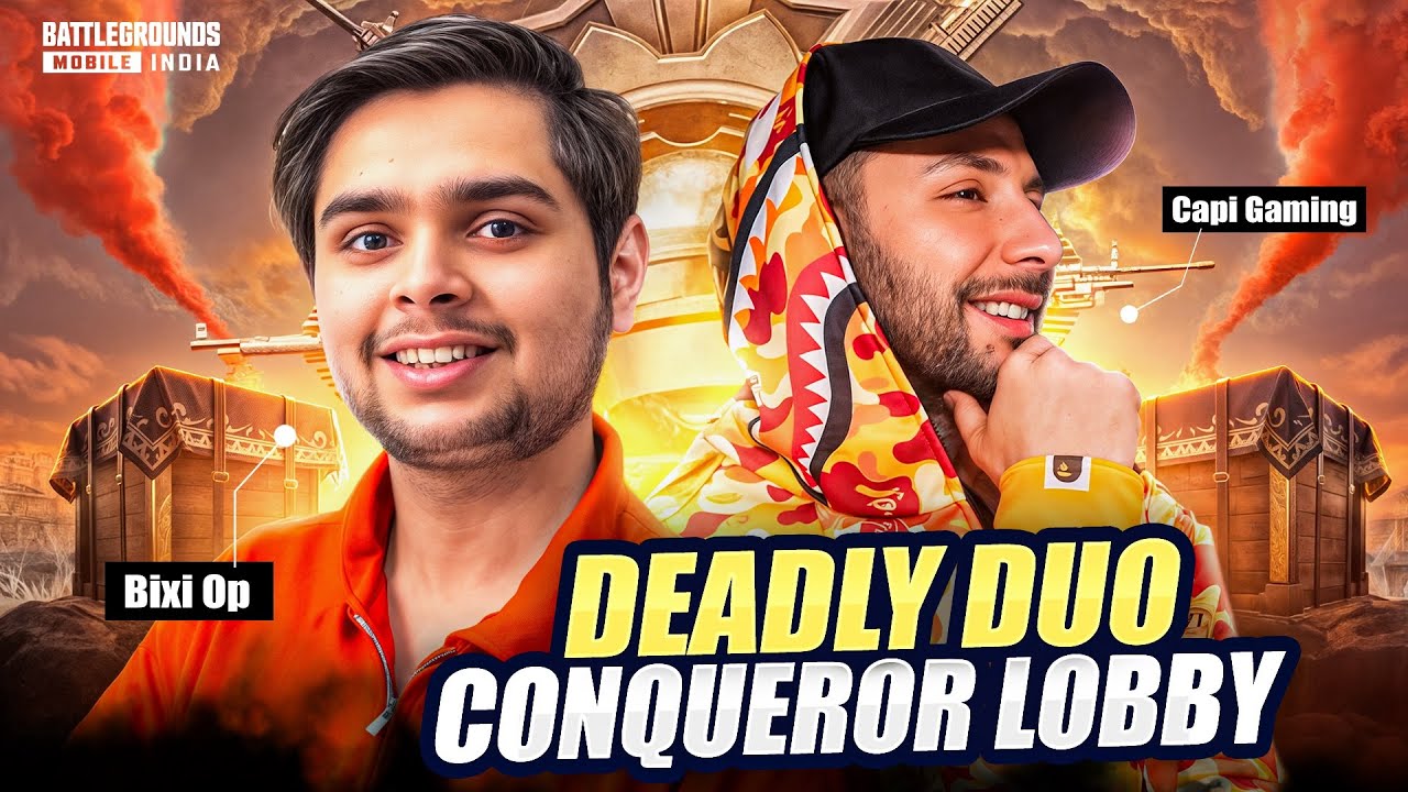 Bixi Op & Capi Gaming Dominating Conqueror Lobby 🔥 | Fastest 1v4 Solo vs Squad Clutches | BGMI