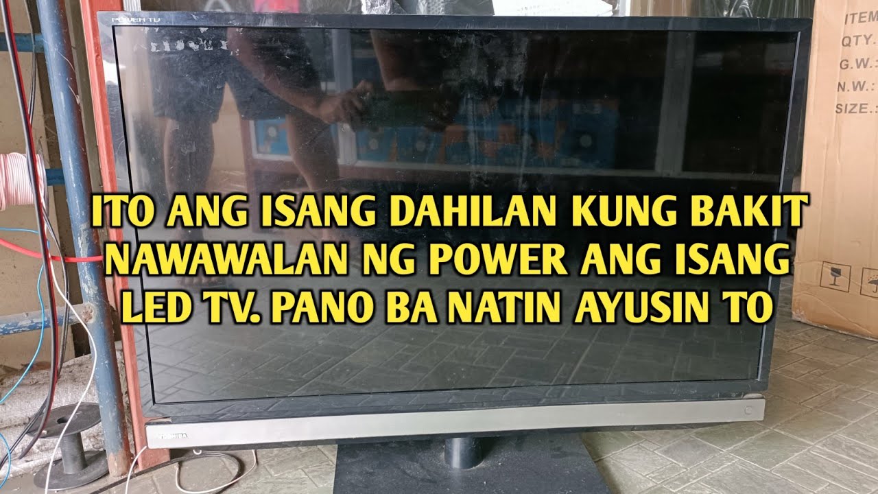 How to repair toshiba led tv totally no power