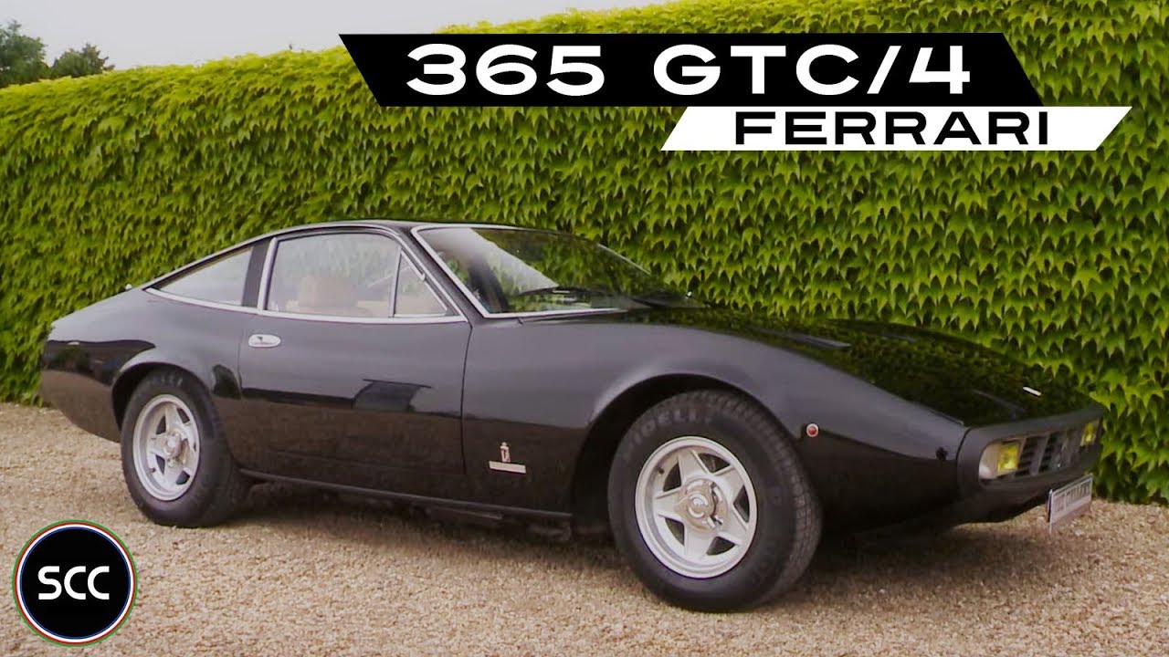 FERRARI 365 GTC/4 | GTC4 1972 - Modest test drive - V12 Engine sound | SCC TV