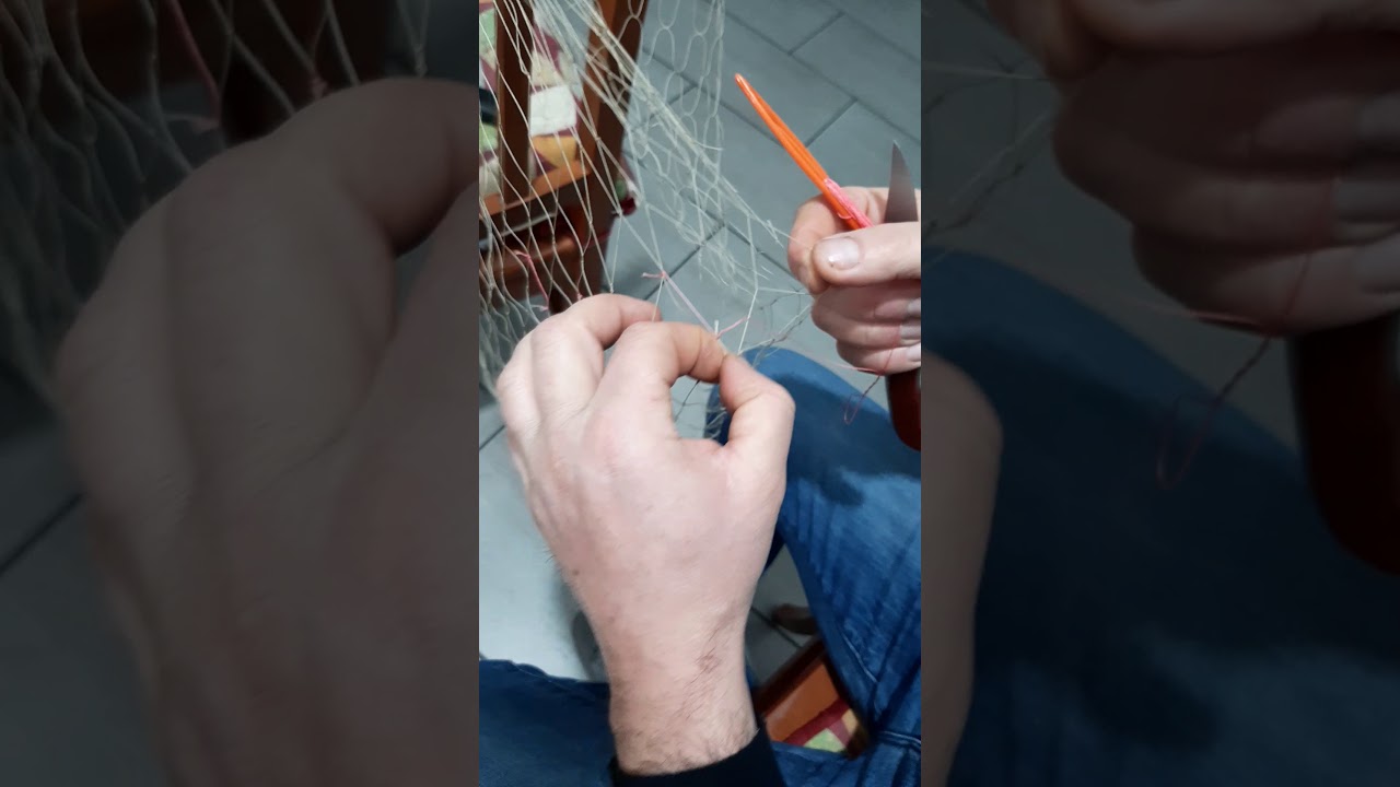 come riparare la rete da pesca