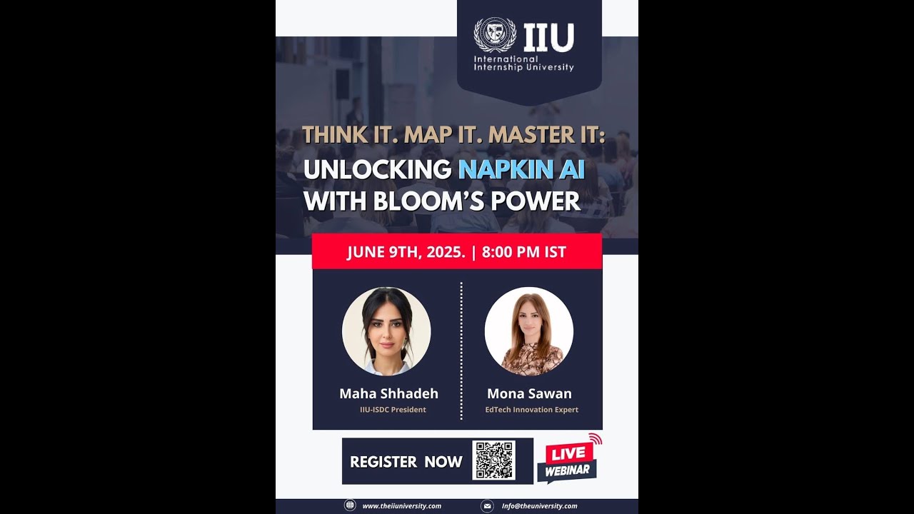 Think It. Map It. Master It – Unlocking Napkin AI with Bloom’s Power