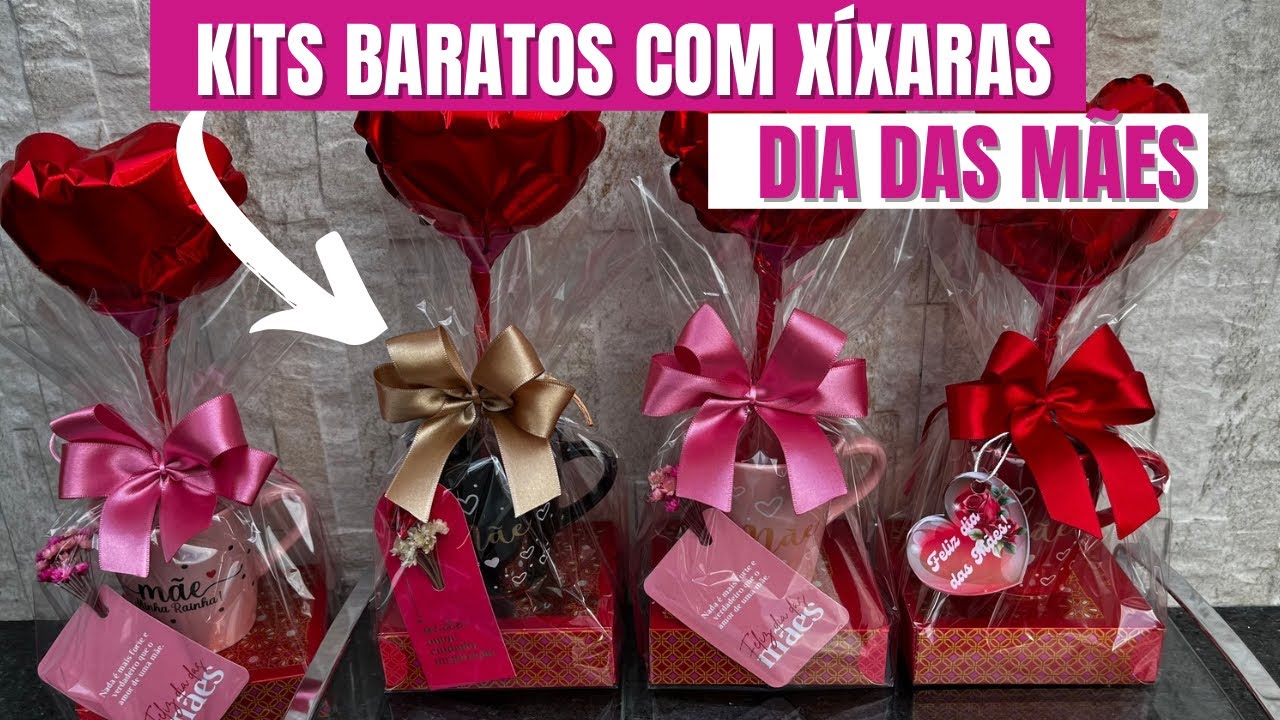 KIT COM XÍCARA BEM BARATINHO | ESPECIAL DIA DAS MÃES.