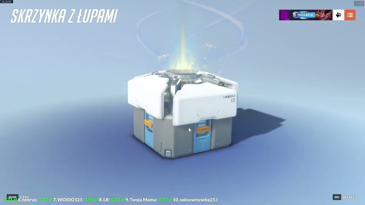 opening lootboxów
