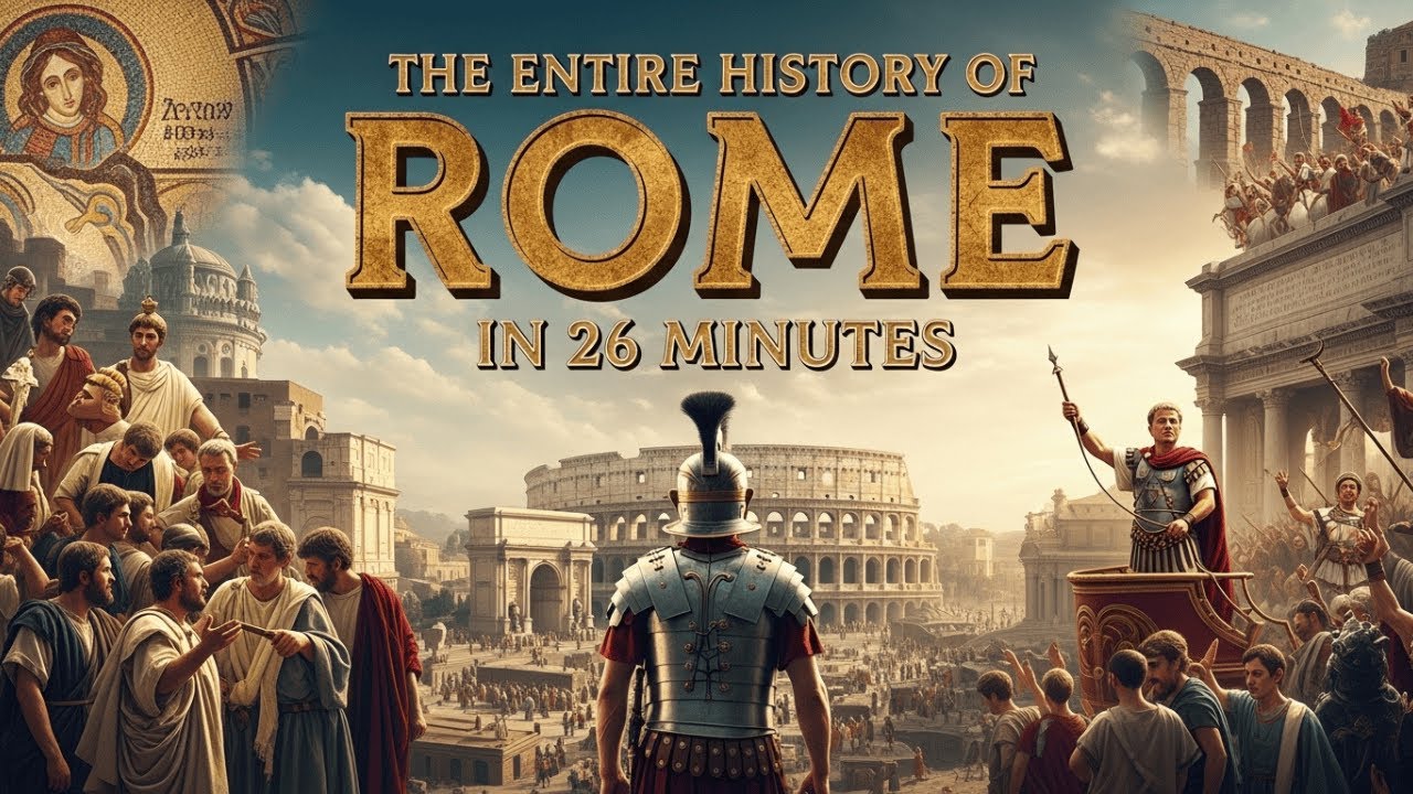 The Entire History of Rome in 26 Minutes