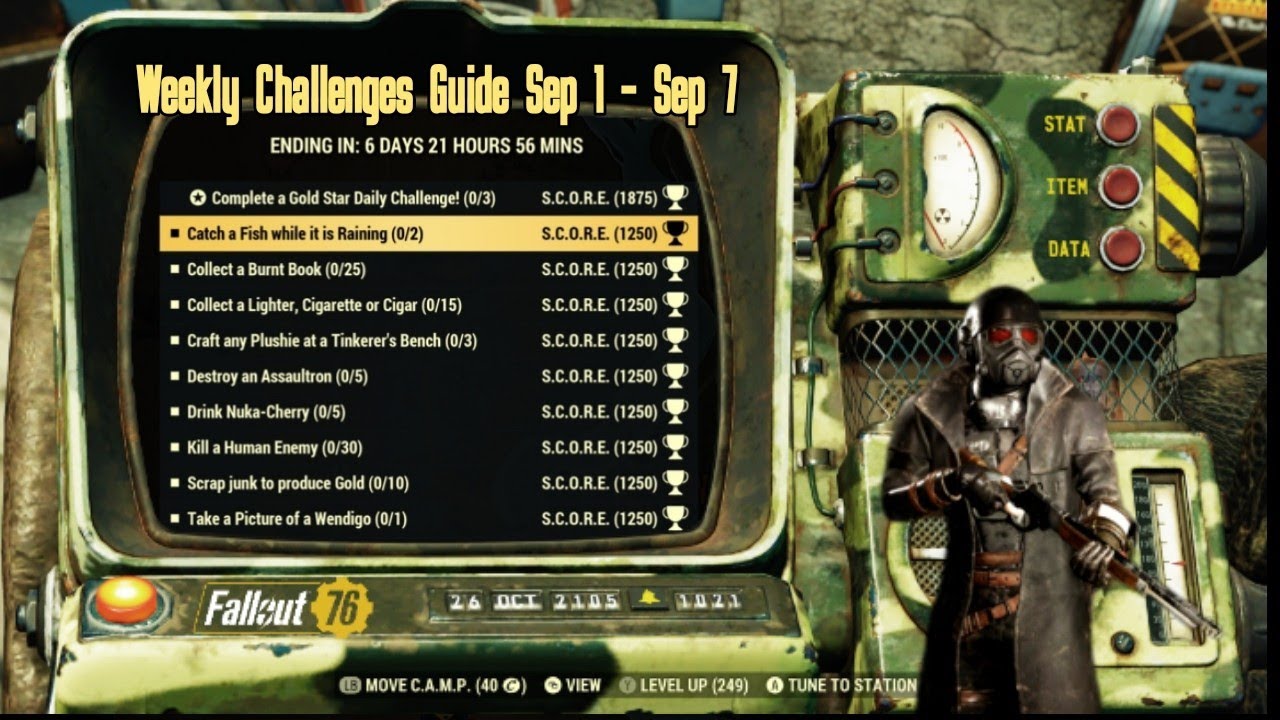 Fallout 76: Season 25: Appalachia Under Siege! Weekly Challenges Guide Sep 1 - Sep 7