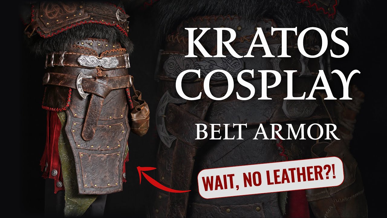 No Leather Used?! Kratos Belt Cosplay Build from FOAM!