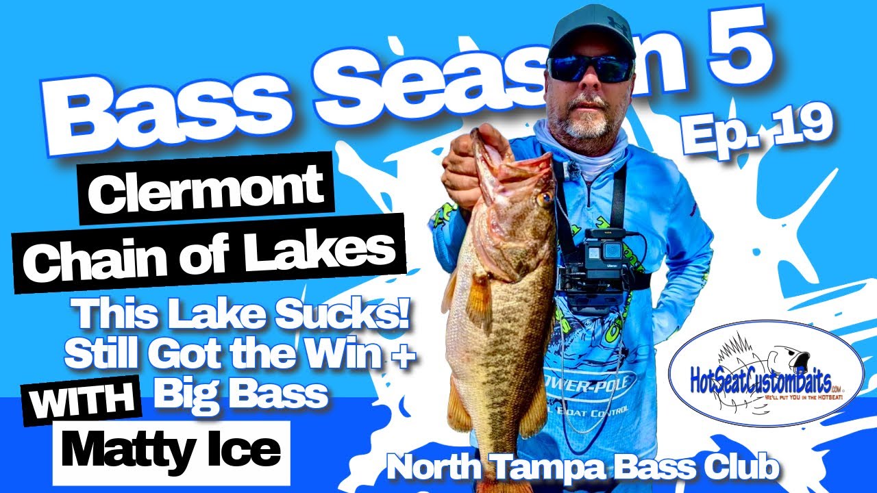 Clermont Chain Bass Fishing Tournament This Lake Sucks! Still Got the Win + Big Bass