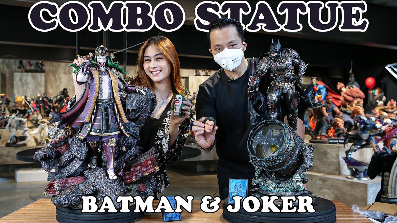 COMBO STATUE | BATMAN & JOKER BY XM STUDIOS
