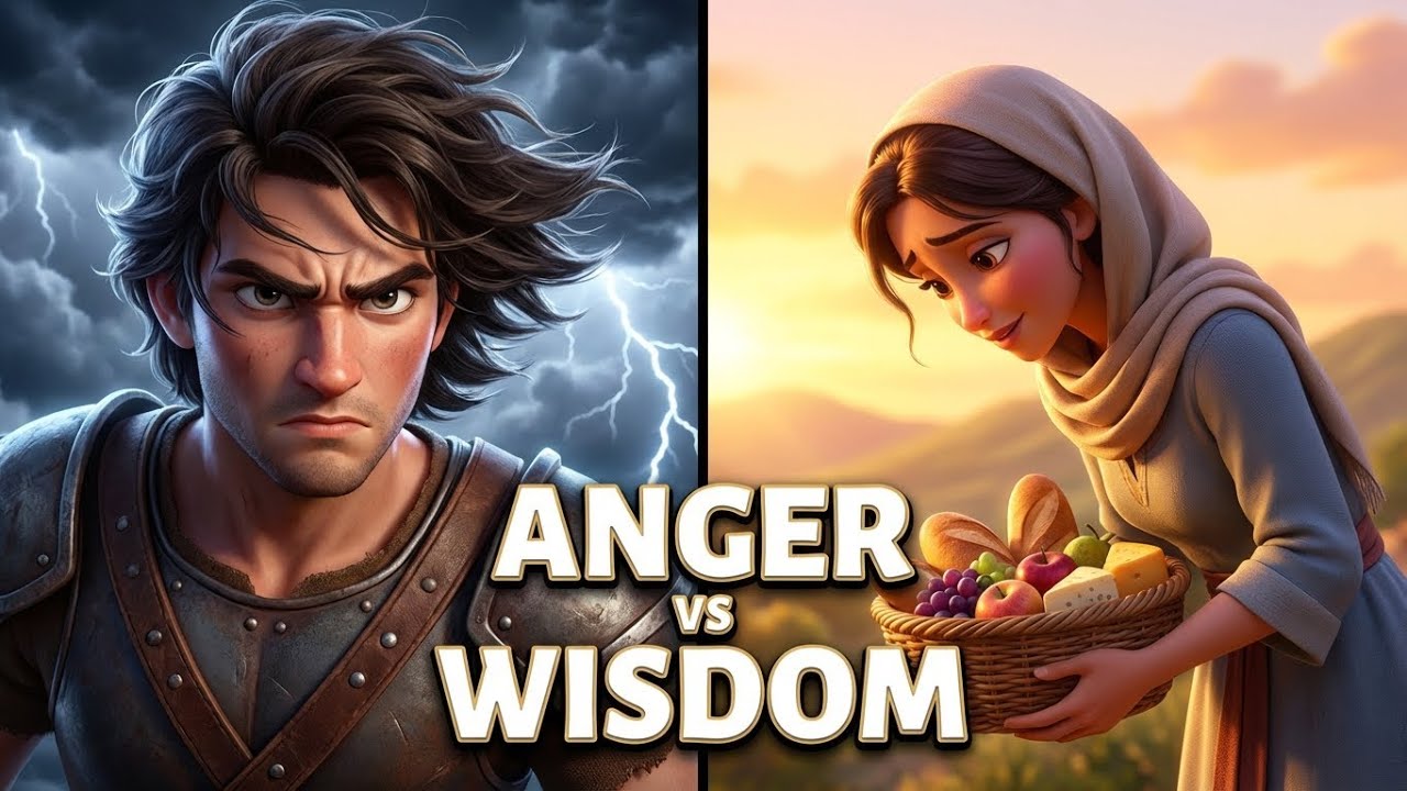 The Story Of Anger vs Wisdom David, Nabal and Abigail  | Bible Animation TV