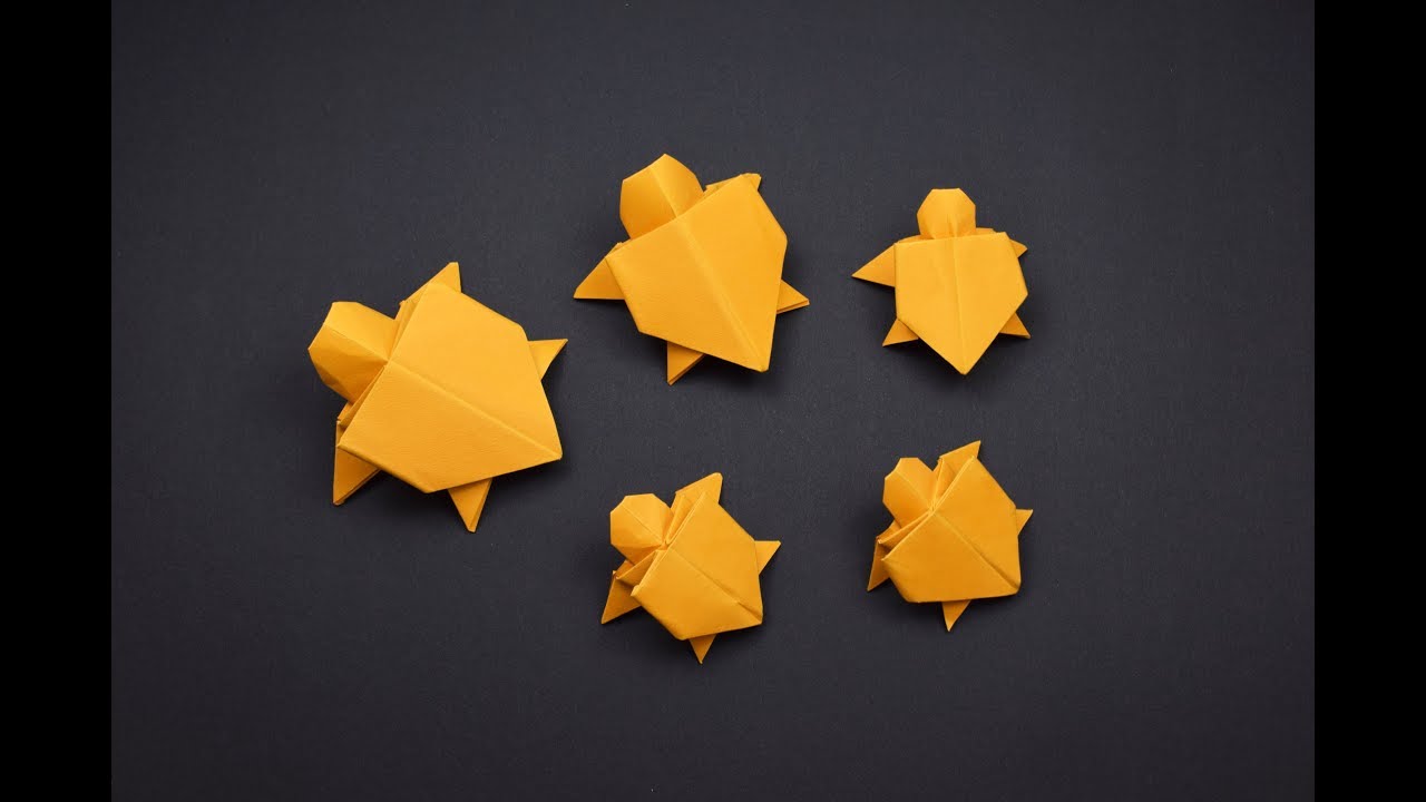How to make a paper Turtle? (jumping)