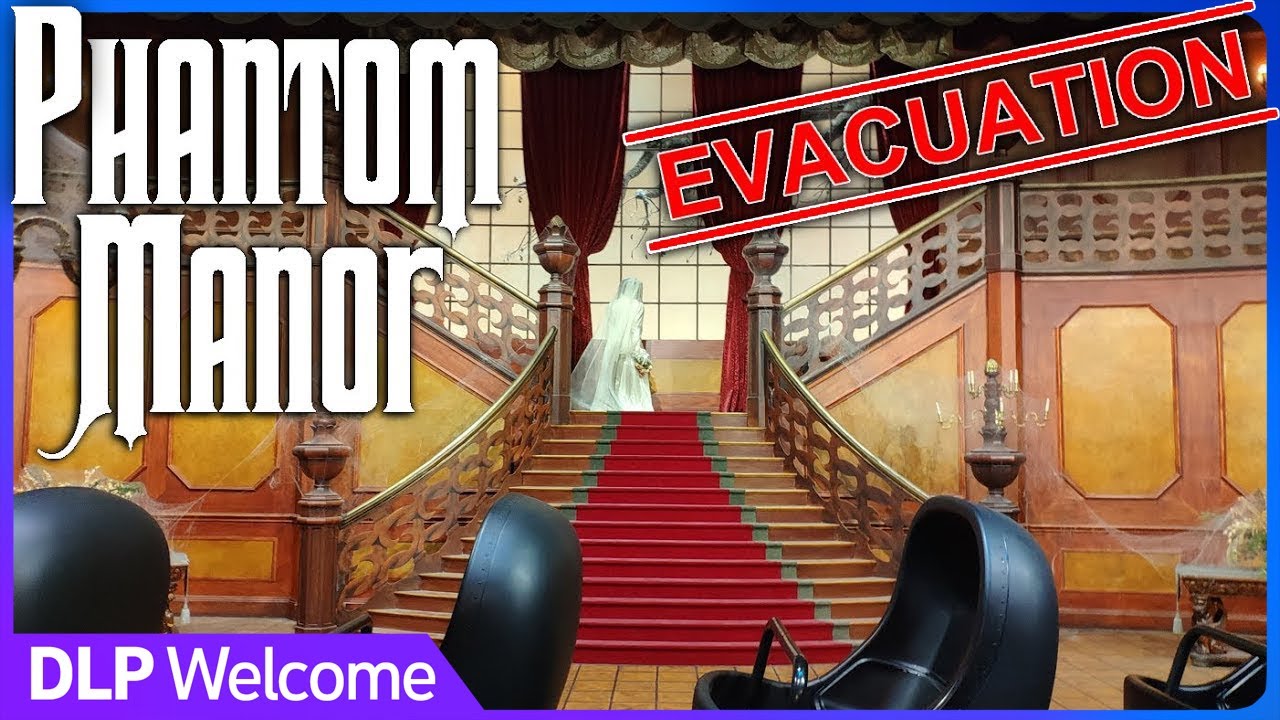 [4K] Phantom Manor Evacuation - Disneyland Paris