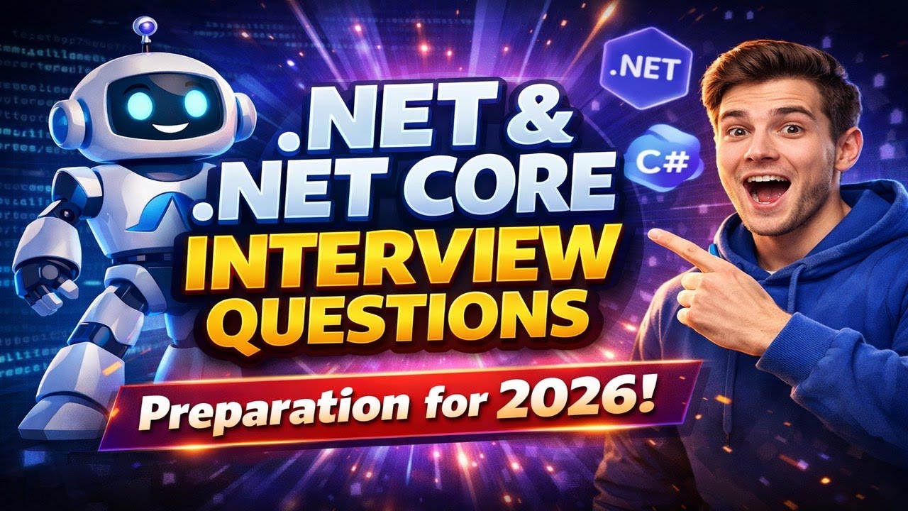 Top 20 Most Important .NET Core (.NET 8) Interview Questions - 2026 ❓🚀