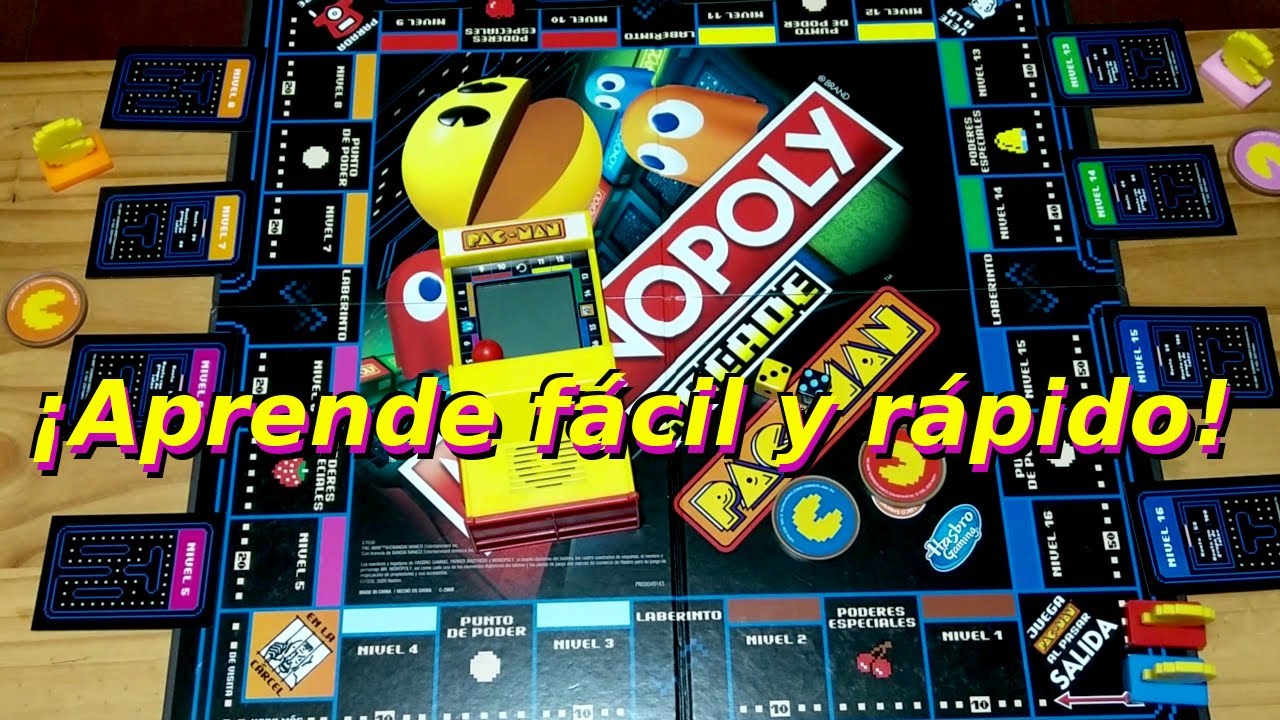 Cómo jugar Monopoly Arcade Pacman 🎲🕹