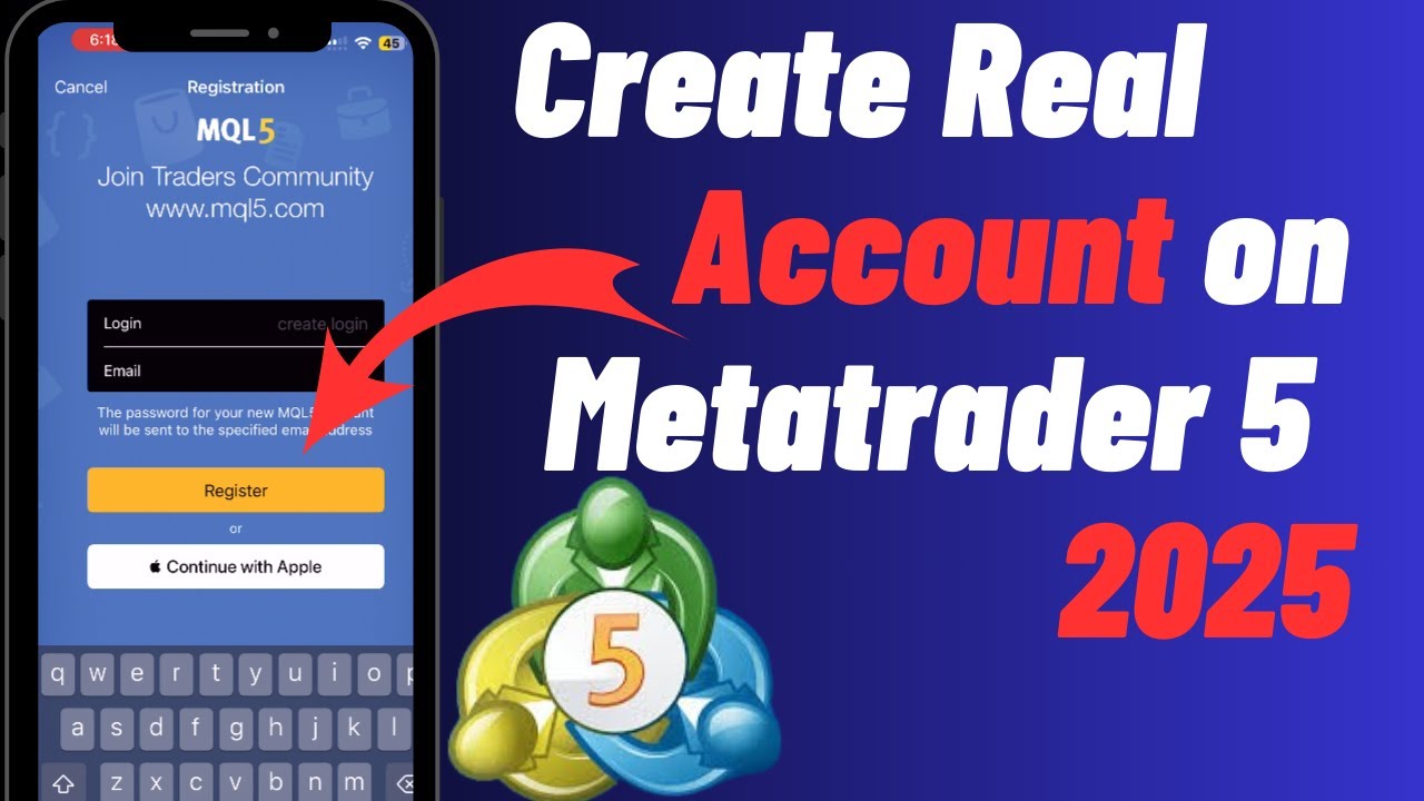 How to Create a Real Account on MetaTrader 5 (2025) &ndash; Step-by-Step Guide!