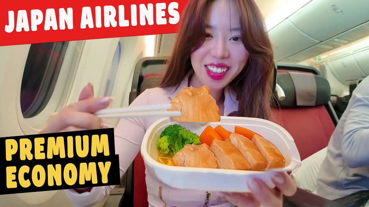 Flying JAL Premium Economy + Hyatt Tokyo Bay & First Japan Meal!