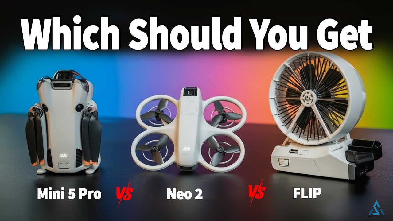 Mini 5 Pro vs DJI Neo 2 vs DJI FLIP - Which Should You Get?