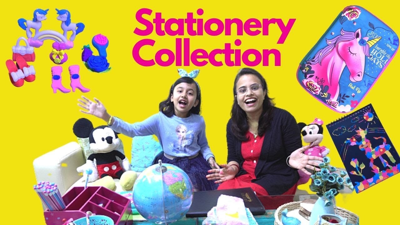 Vlog#403: My Daughter's Stationery Collection || Simply Laxmi's Life
