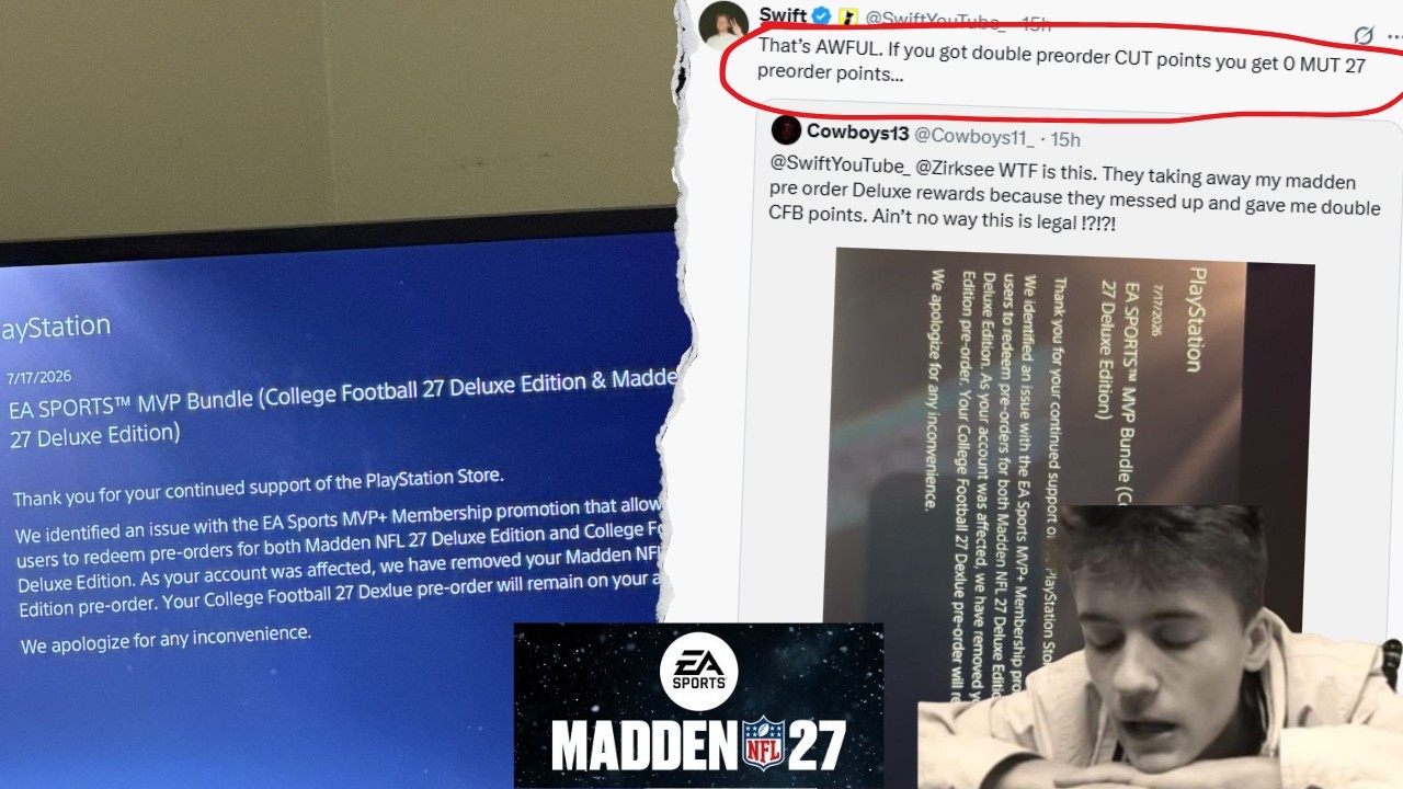 ГЛЮК при предзаказе Madden 27: Я очень разочарован сообществом MUT