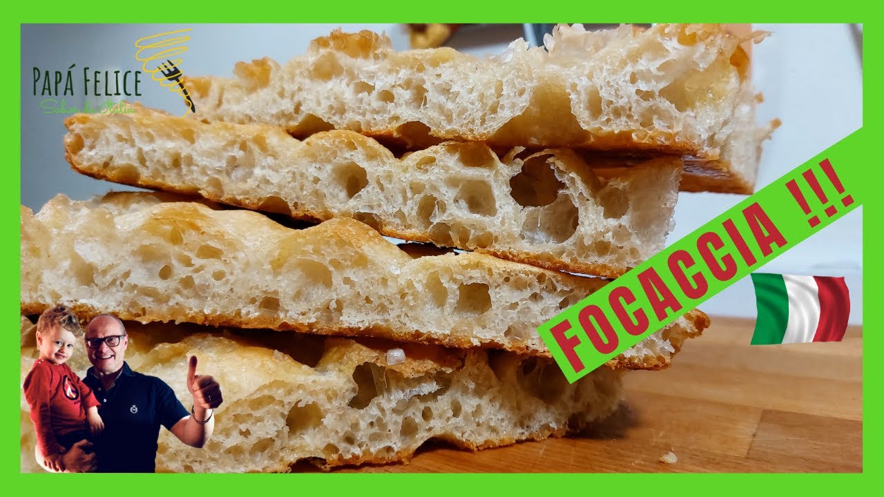 🇮🇹 ¡FOCACCIA ITALIANA! 🇮🇹 Fácil y súper suave