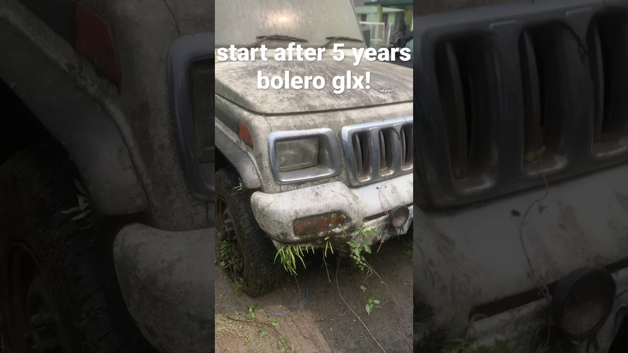 Mahindra bolero GLX start after 5 years! 👌