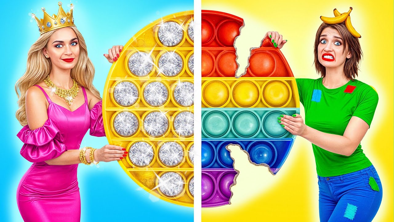 Bogata Sestra vs Siromašna Sestra | Život sa Sestra Bliznakinja Multi DO Girls