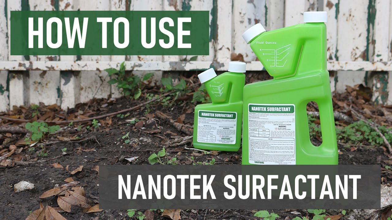 How to Use Nanotek Surfactant