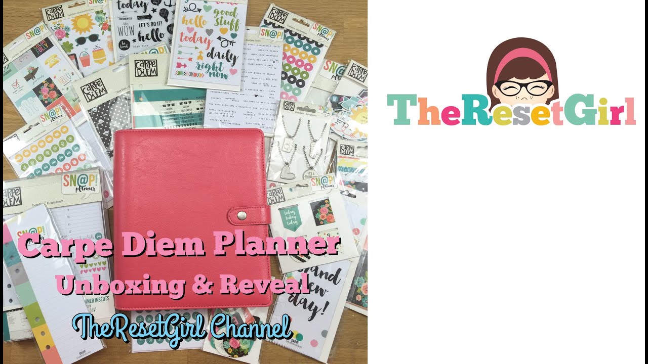 NEW Carpe Diem Planner Unboxing and Reveal
