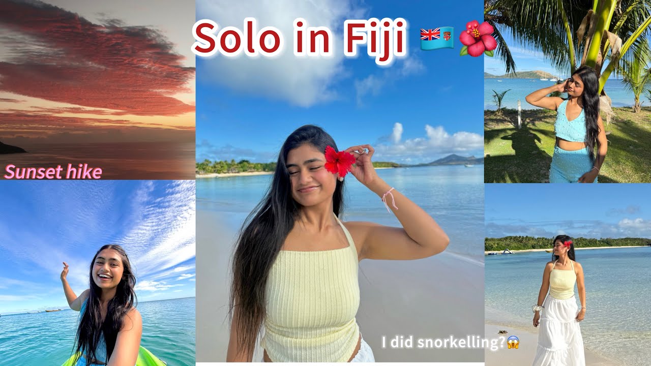 Part-1 of my solo vacation to Fiji🇫🇯,went for hiking, kayaking and snorkeling#bula #fiji #solotravel