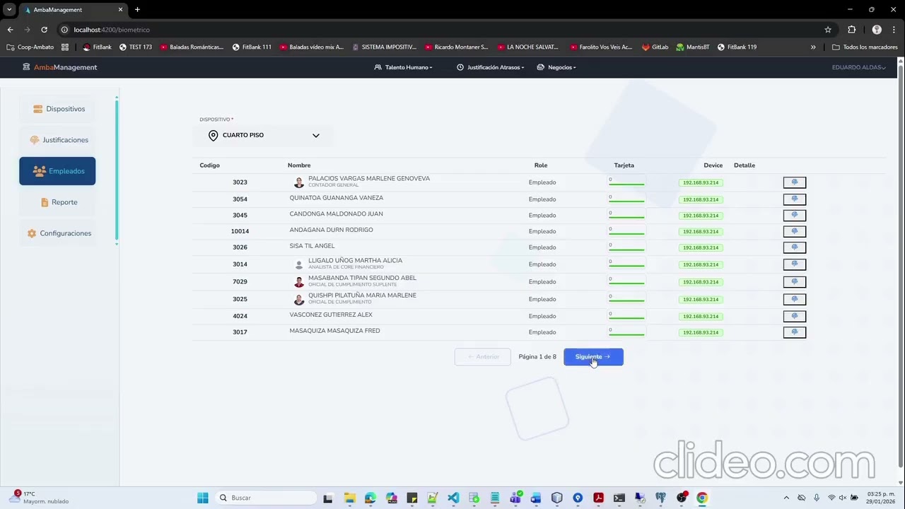 SISTEMA DE CONTROL BIOMETRICO