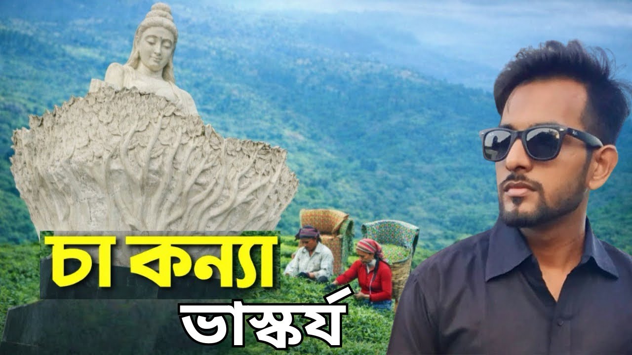 চা কন্যা ভাস্কর্য || প্রকৃতির এক অসাধারণ দৃশ্য || Tea Girl Sculpture || Felu Vai.