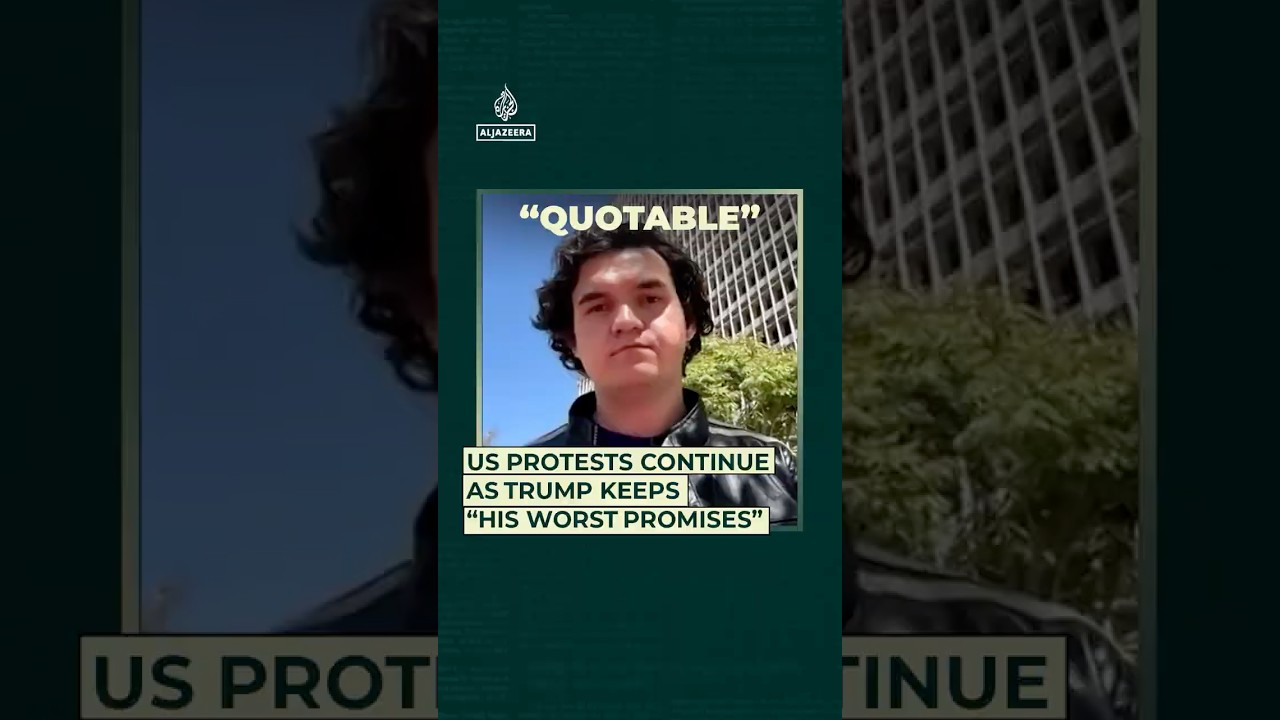 US protests continue as Trump keeps &ldquo;his worst promises&rdquo;