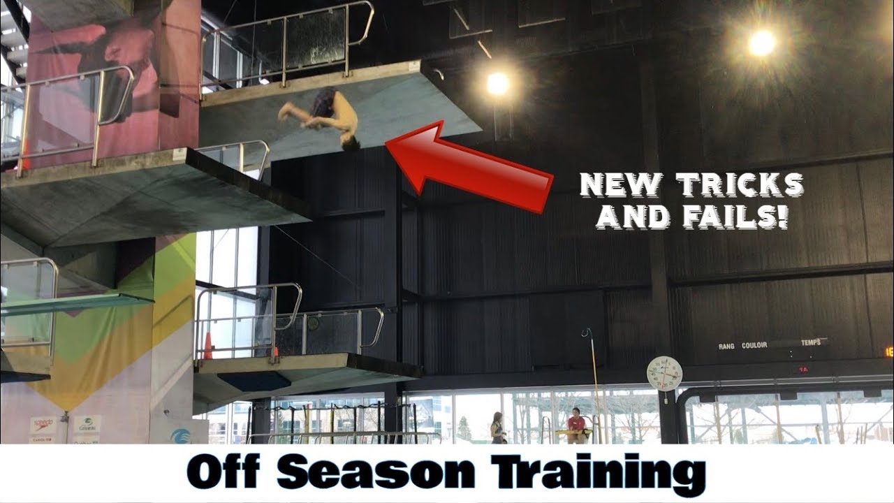 Off season training | Olympic Pool | Diving Board and Platform Flips