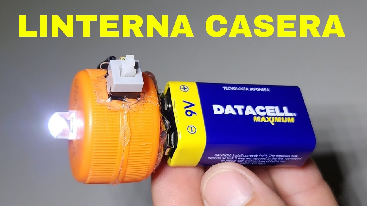 C&oacute;mo Hacer Una Linterna Casera En 2 Minutos ( F&aacute;cil de Hacer)
