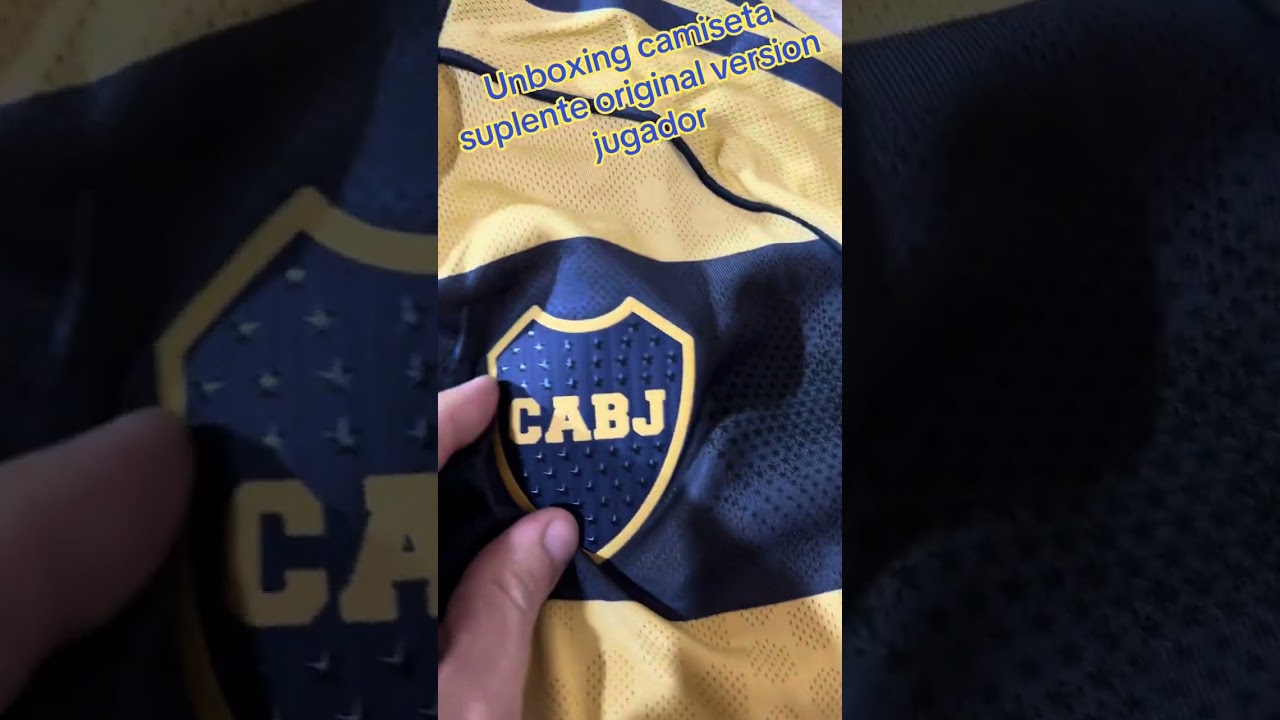 Unboxing camiseta original suplente version jugador de Boca