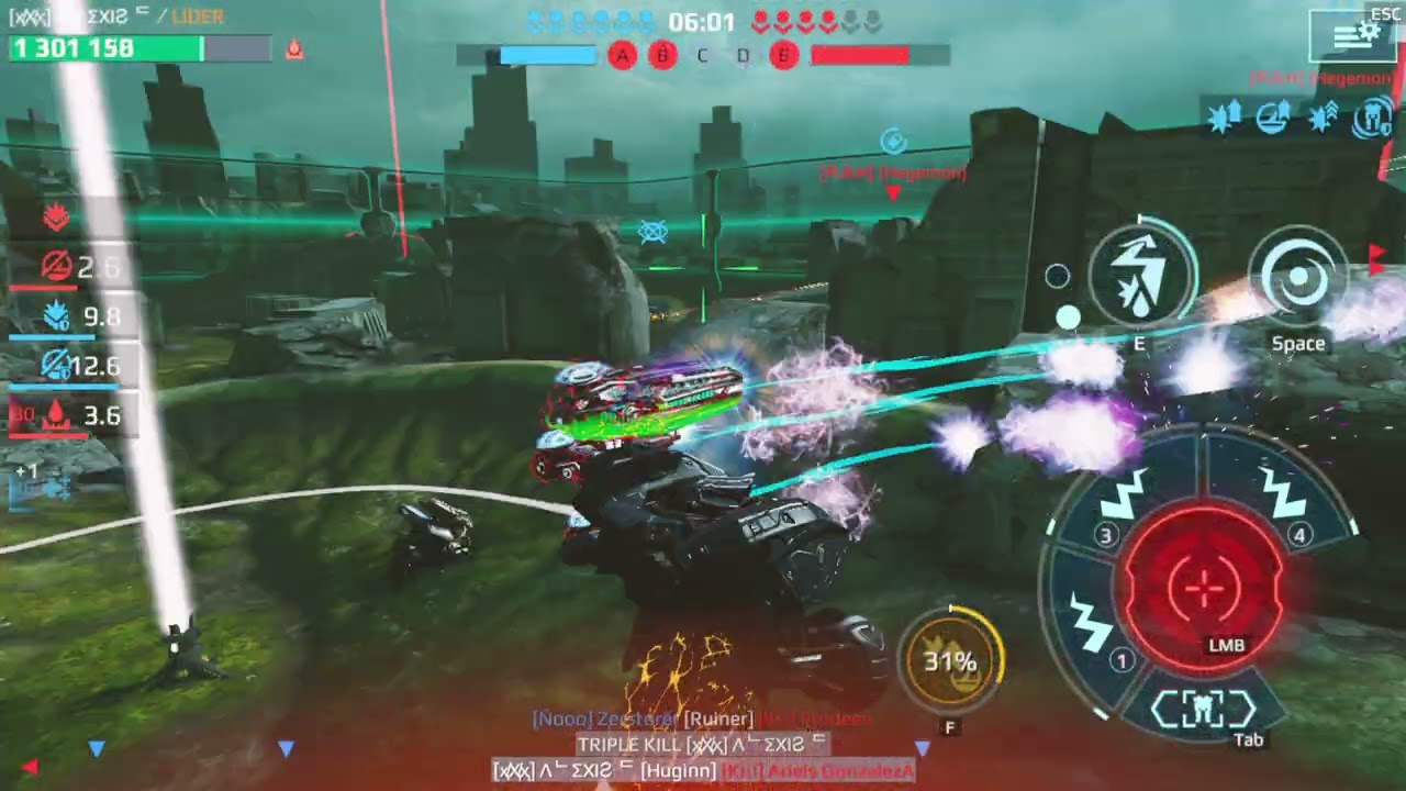 WAR ROBOTS - Volqk🆚TURBOCOMANDER