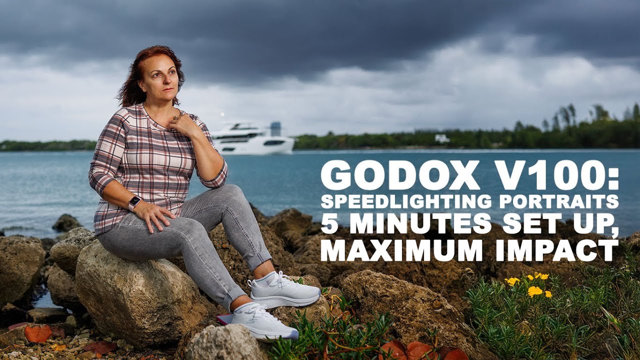 Godox V100: Портретная съемка с помощью вспышки – 5 минут, максимальный эффект.