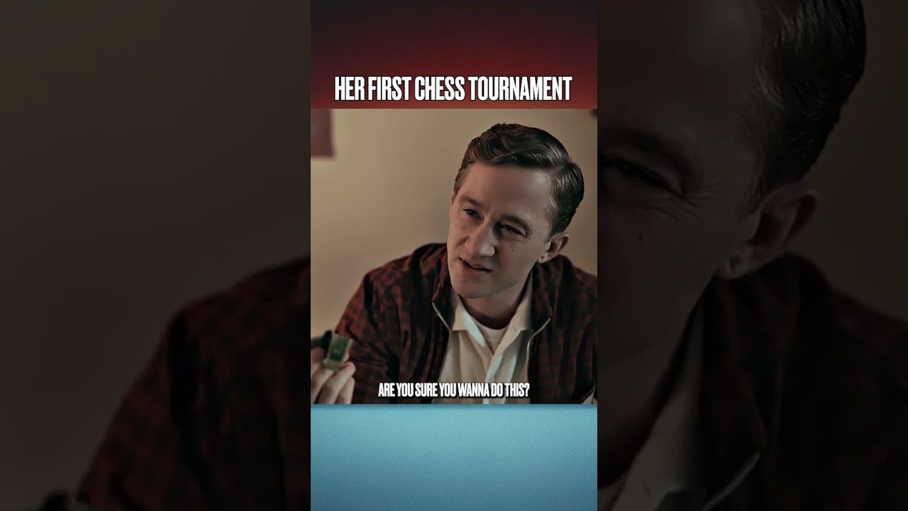 Beth Harmon's Bold Move | The Queen's Gambit | Her First Chess Tournament