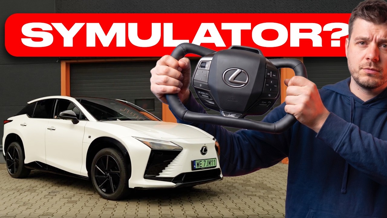 LEXUS RZ 550e: udawane biegi, udawany dźwięk silnika... Czy to udawane auto?