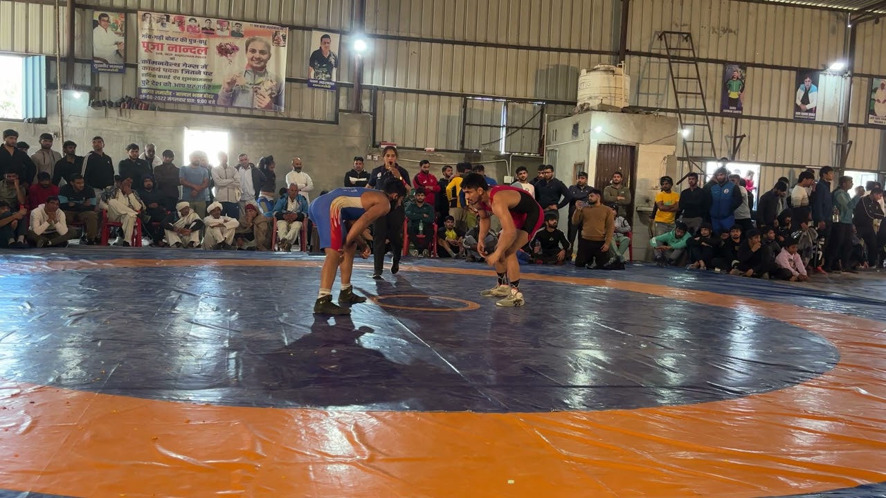 🤼Free Style 70 kg Neeraj V/s Sandeep Haryana Federation cup trials Jabardast Muqabla #viralvideo 