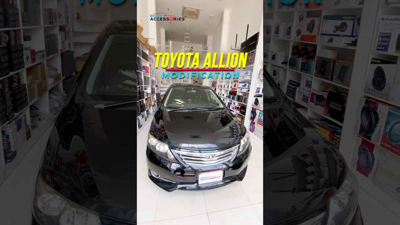 Toyota Allion Modification | Biswas Accessories |Car Android Player | 360-Degree Camera Installation