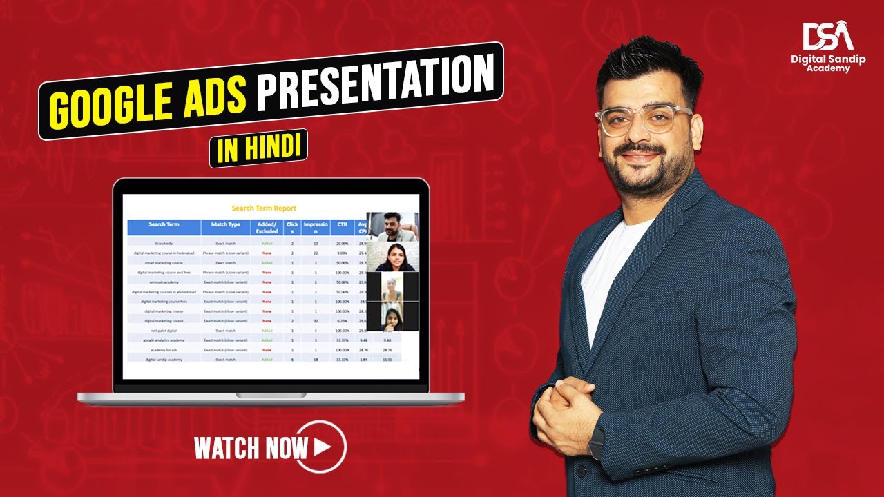 Google ads Course | Google ads Course In Hindi | PPC Google Ads Presentation in Hindi | DSA