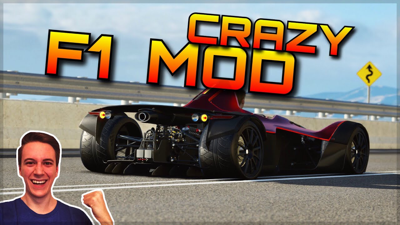 DRIVING AN F1 CAR in Forza Horizon 3 | Dev Mods | Custom F1 engine, grip & downforce