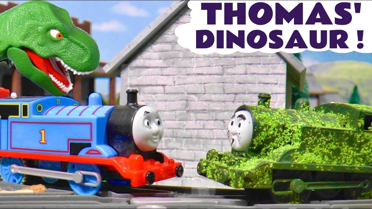 Tom Moss and Thomas The Toy Train Dinosaur Story
