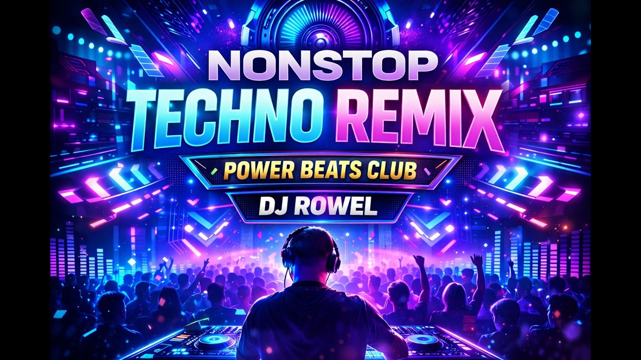 Безостановочный техно-ремикс | Клуб мощных ритмов | DJ ROWEL