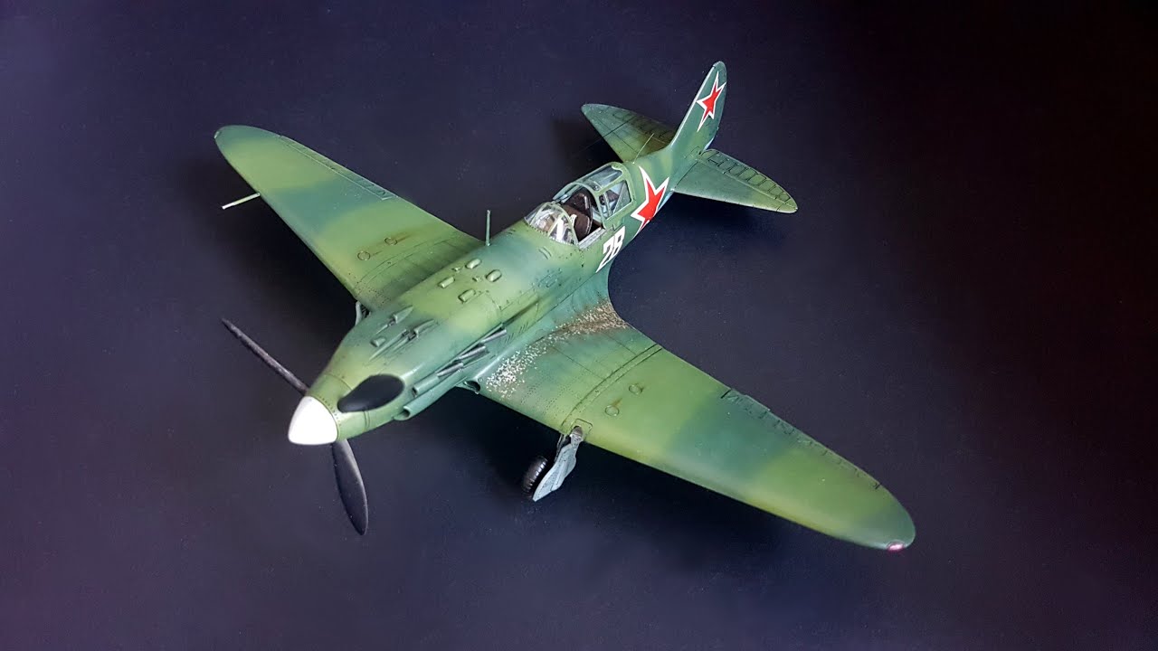 MiG-3 Trumpeter 1/48 PART 3  Painting, Decals, Weathering